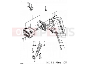 SUZUKI TS125ER N (1992) 18 - REAR COMBINATION LAMP