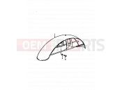 SUZUKI TS125ER N (1992) 32 - FRONT FENDER