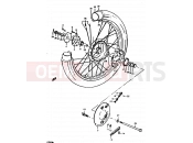 SUZUKI TS125ER N (1992) 33 - FRONT WHEEL