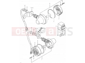 SUZUKI TS125ER X (1999) 31 - TURN SIGNAL LAMP (E17)