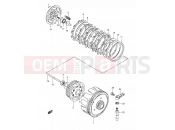 SUZUKI TS125ER Z (1982) 9 - CLUTCH