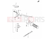 SUZUKI TS125ER Z (1982) 48 - RIGHT HANDLE LEVER