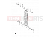 SUZUKI TS125ER Z (1982) 62 - REAR SHOCK ABSORBER (MODEL Z)