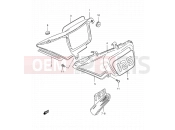 SUZUKI TS125ER L (1990) 44 - FRAME COVER (MODEL Z/L/R)