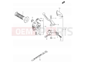 SUZUKI TS125ER L (1990) 49 - LEFT HANDLE LEVER