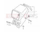 SUZUKI TS125ER L (1990) 45B - HEADLAMP COVER (MODEL R P09)