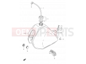 SUZUKI TS125ERC N (1992) 41A - FUEL TANK (MODEL N P09)