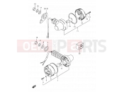 SUZUKI TS125ERC R (1994) 28 - TURN SIGNAL LAMP (E21)