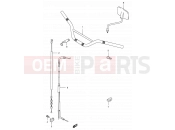 SUZUKI TS125ERC W (1998) 29A - HANDLEBAR (P09)