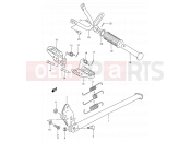 SUZUKI TS125R L (1990) 29A - STAND - FOOTREST (MODEL L/M/N/P)