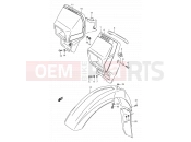 SUZUKI TS125R L (1990) 38A - HEADLAMP COVER (MODEL L)