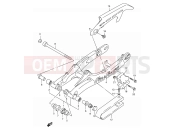 SUZUKI TS125R L (1990) 45 - REAR SWINGING ARM (MODEL K/L)