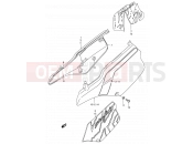 SUZUKI TS125R N (1992) 35A - FRAME COVER (MODEL L/M/N)