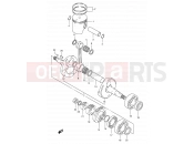 SUZUKI TS125R P (1993) 5 - CRANKSHAFT