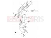 SUZUKI TS125R P (1993) 9 - MUFFLER