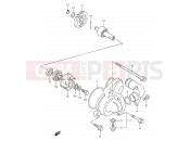 SUZUKI TS125R P (1993) 11 - WATER PUMP
