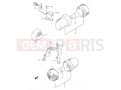 SUZUKI TS125R P (1993) 25 - TURNSIGNAL LAMP (E24)