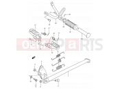 SUZUKI TS125R P (1993) 29B - STAND - FOOTREST (MODEL R)