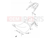 SUZUKI TS125R P (1993) 34A - SEAT (MODEL M/N/P)