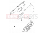 SUZUKI TS125R P (1993) 35B - FRAME COVER (MODEL P/R)