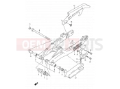 SUZUKI TS125R P (1993) 45B - REAR SWINGING ARM (MODEL R)