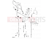 SUZUKI TS125X / TS125XU E (1984) 46 - HANDLEBAR (MODEL E E18 F.NO.106210-/MODEL F/G)