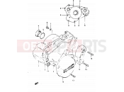 SUZUKI TS125X / TS125XU G (1986) 3 - CRANKCASE COVER