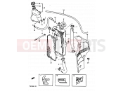 SUZUKI TS125X / TS125XU G (1986) 10 - RADIATOR
