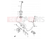SUZUKI TS125X / TS125XU G (1986) 31 - FUEL TANK