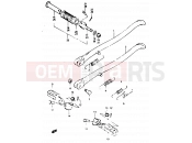 SUZUKI TS125X / TS125XU G (1986) 29 - STAND - FOOTREST