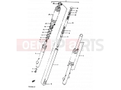 SUZUKI TS125X / TS125XU G (1986) 38 - FRONT FORK (MODEL F/G)