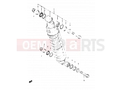 SUZUKI TS125X / TS125XU G (1986) 54 - REAR SHOCK ABSORBER