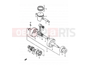 SUZUKI TS125 N (1992) 4 - CRANKSHAFT