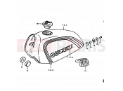 SUZUKI TS125 N (1992) 31 - FUEL TANK