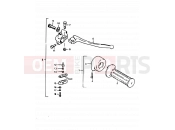 SUZUKI TS125 N (1992) 49 - RIGHT HANDLE SWITCH