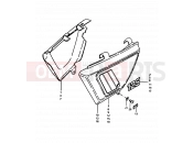 SUZUKI TS125 N (1992) 39 - FRAME COVER