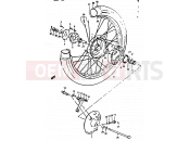 SUZUKI TS125 N (1992) 47 - FRONT WHEEL