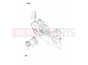 SUZUKI TS185ER K (1989) 6 - AIR CLEANER