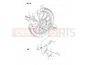 SUZUKI TS185ER K (1989) 40 - FRONT WHEEL