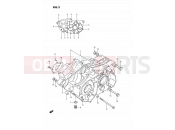 SUZUKI TS185ER P (1993) 2 - CRANKCASE