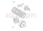 SUZUKI TS185ER P (1993) 9 - CLUTCH