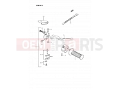 SUZUKI TS185ER P (1993) 42 - RIGHT HANDLE SWITCH