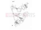 SUZUKI TS185ER R (1994) 21 - TURN SIGNAL LAMP (E02)