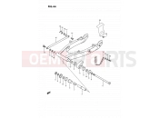 SUZUKI TS185ER R (1994) 44 - REAR SWINGING ARM