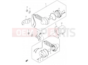 SUZUKI TS185ER X (1999) 19 - TURN SIGNAL LAMP (E24)