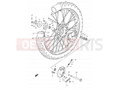 SUZUKI TS185ER X (1999) 37 - FRONT WHEEL