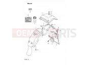 SUZUKI TS200R N (1992) (E02,E04,E24) 52 - REAR FENDER