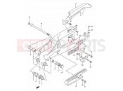 SUZUKI TS200R M (1991) (E03,E28,E33) 43 - REAR SWINGING ARM