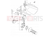 SUZUKI TS200R N (1992) (E03,E28,E33) 39 - RIGHT HANDLE SWITCH