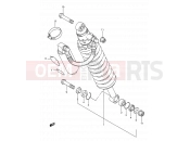 SUZUKI TS200R P (1993) (E03,E28,E33) 44 - REAR SHOCK ABSORBER
